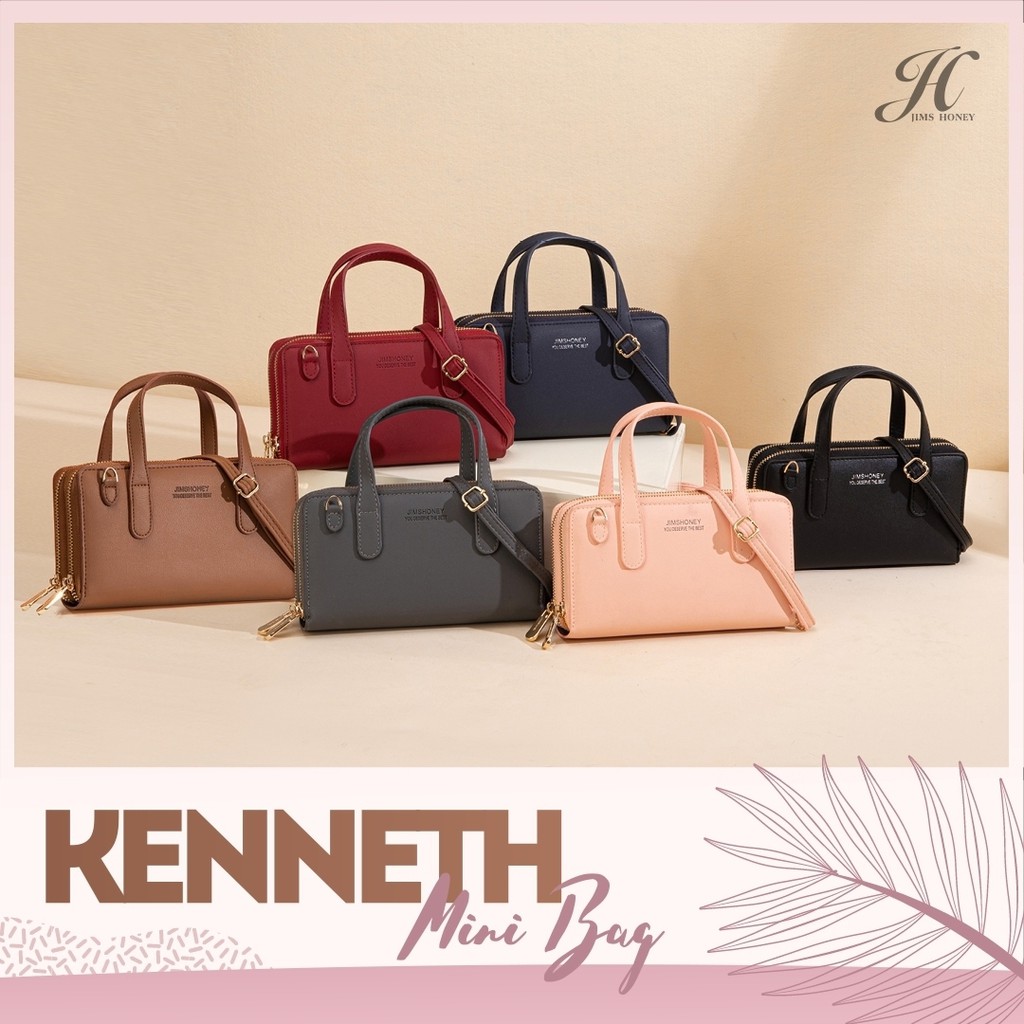 Tas Mini Wanita Selempang Jims Honey Kenneth Bag |  Tas Selempang Mini Wanita Import Korea Jimshoney