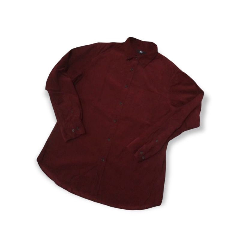 Kemeja Corduroy UNIQLO second