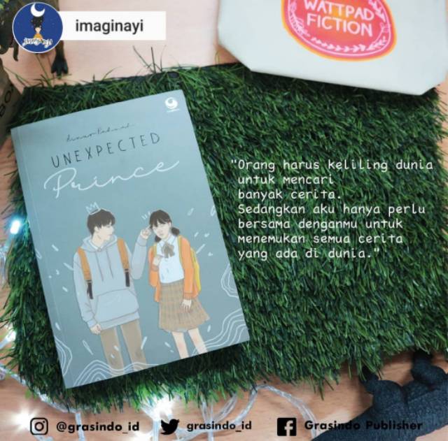 Unexpected Prince by Ainur Rahmah - Novel Wattpad Original Buku Fiksi Remaja Romance Book-1