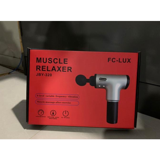 ALAT PIJAT GETAR MUSCLE RELAXER JBY-320 / MASSAGE GUN FC LUX TERLARIS