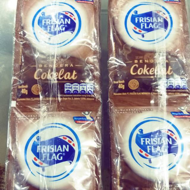 

Susu coklat bendera sachet