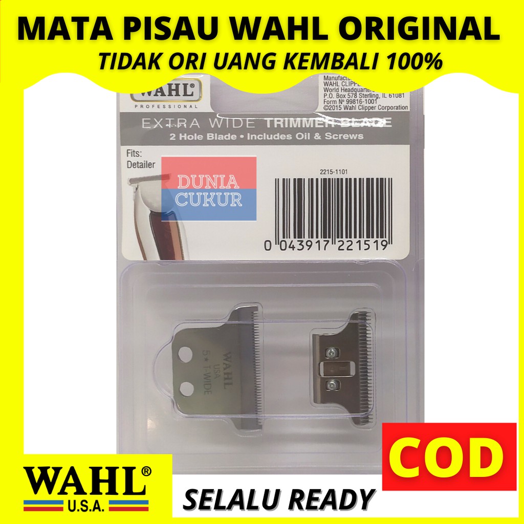 Blade Set/Mata Pisau WAHL Trimmer Detailer Extra Wide Original