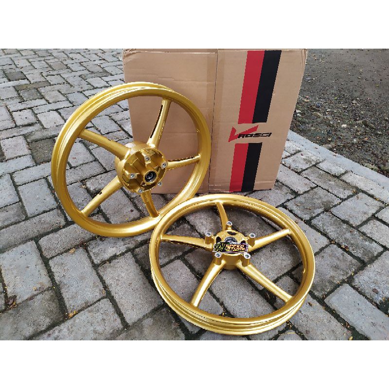 Velg Pelek Racing Rossi VRossi Sanca Palang 5 Yamaha Jupiter Mx King Vixion Ukuran 160/160
