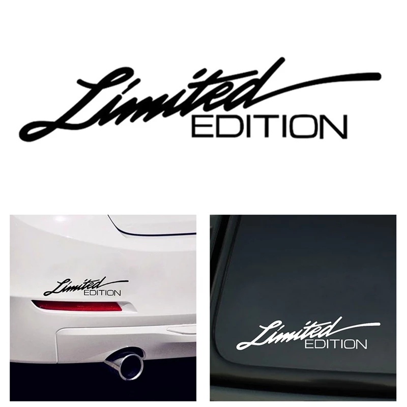 Edisi Spesial Sticker Perekat Reflektif Mobil-Styling Decal Laser Limited Motor Fashion 3D Stiker Mobil