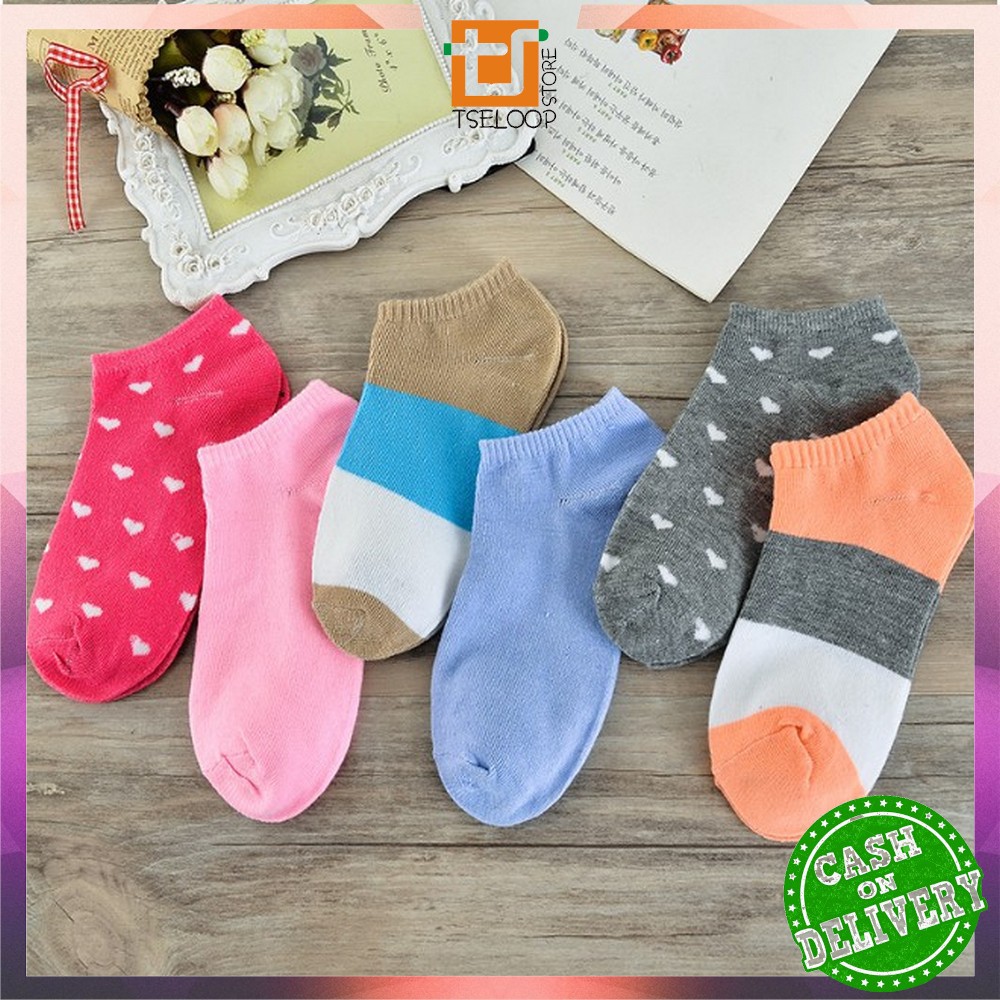 OFM - P51-P54 Kaos Kaki Pendek Dewasa / Kaos Kaki Semata Kaki / Kaos Kaki Ankle Motif / Short Socks-2