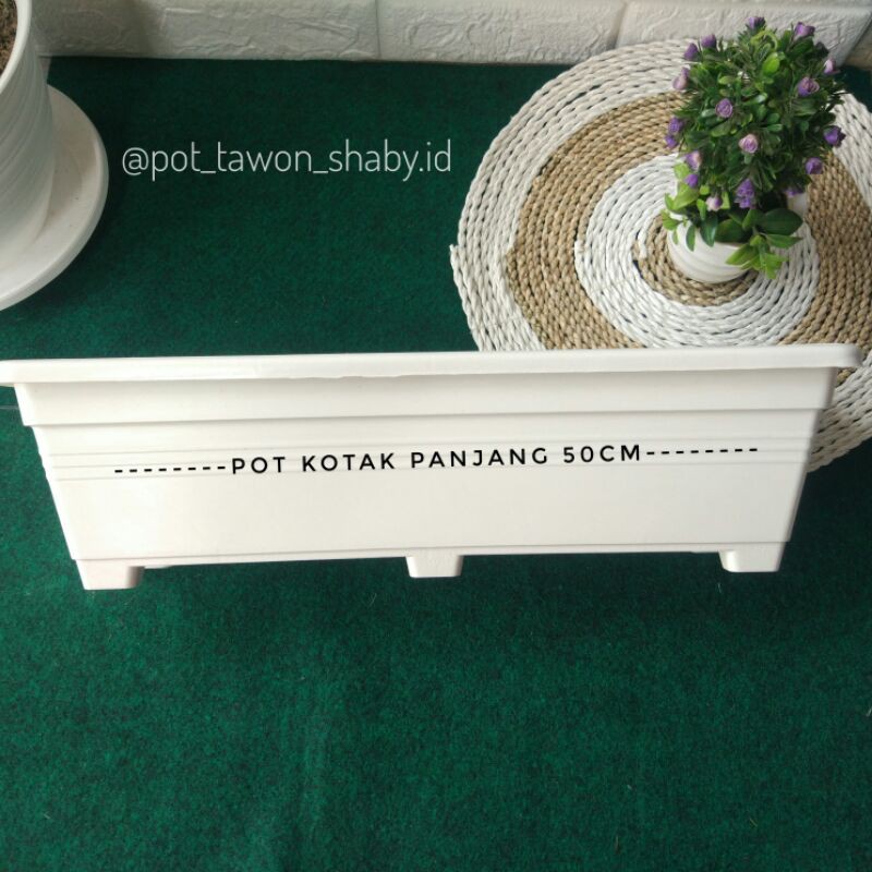 POT KOTAK PANJANG 50CM MURAH