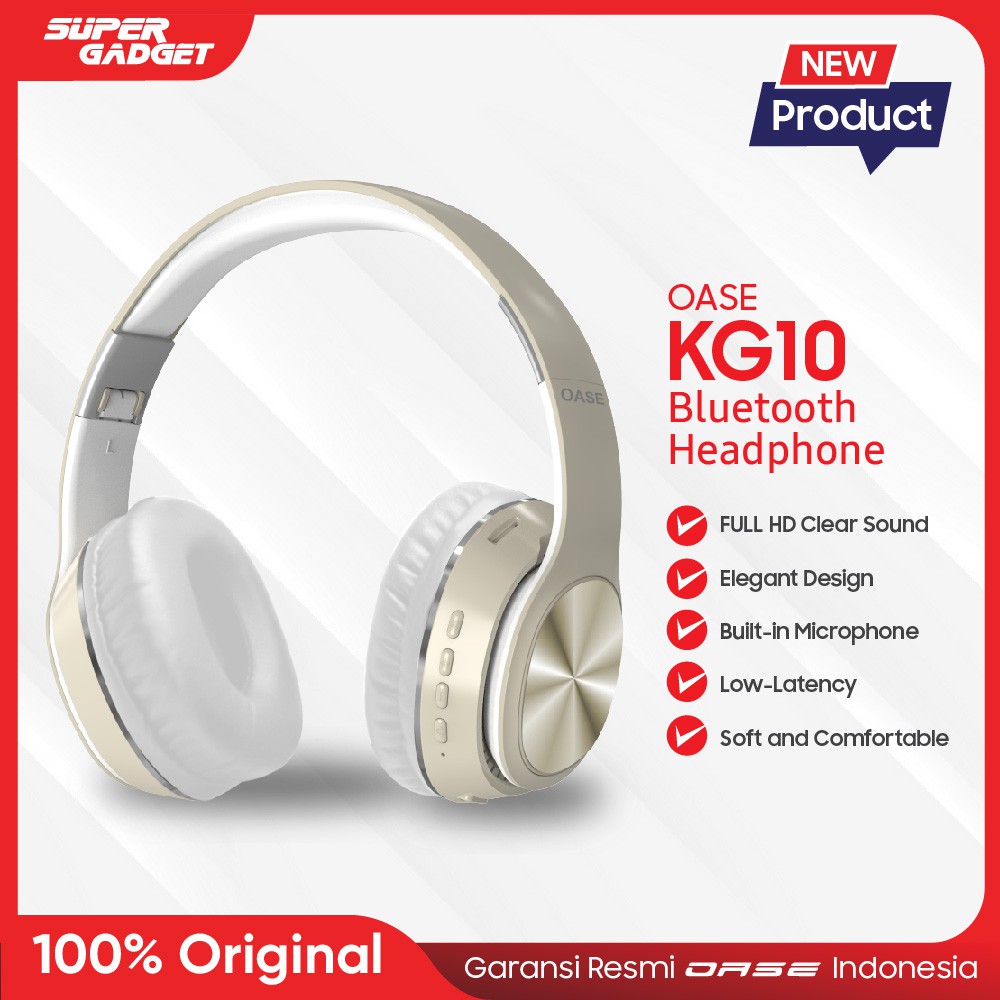 Headphone Oase OPPO Bluetooth Bass Earphone Handsfree Flexibel  - Produk Original