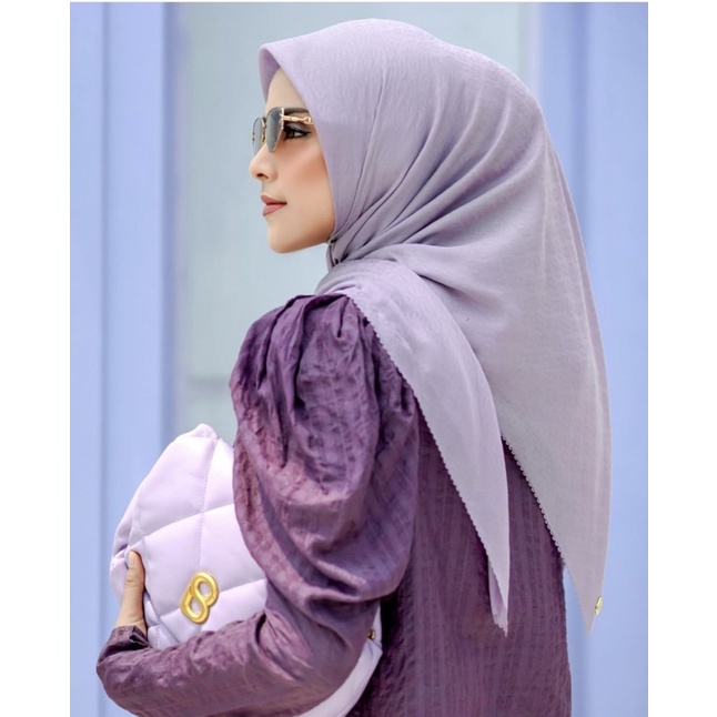 NEW Buttonscarves Tapis Embossed Rhubarb