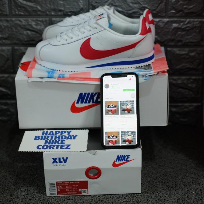 Ready Stock Original Nike Cortez Classic Se Xlv Forrest Gump Original Bnib - 40