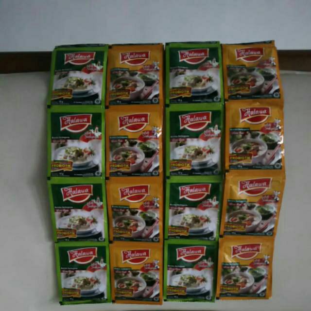 

Halawa Bumbu Penyedap Rasa Probiotik NON MSG - 10 renteng