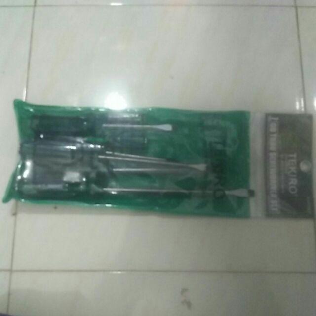 Tekiro Obeng Set Transparant 7pcs Premium