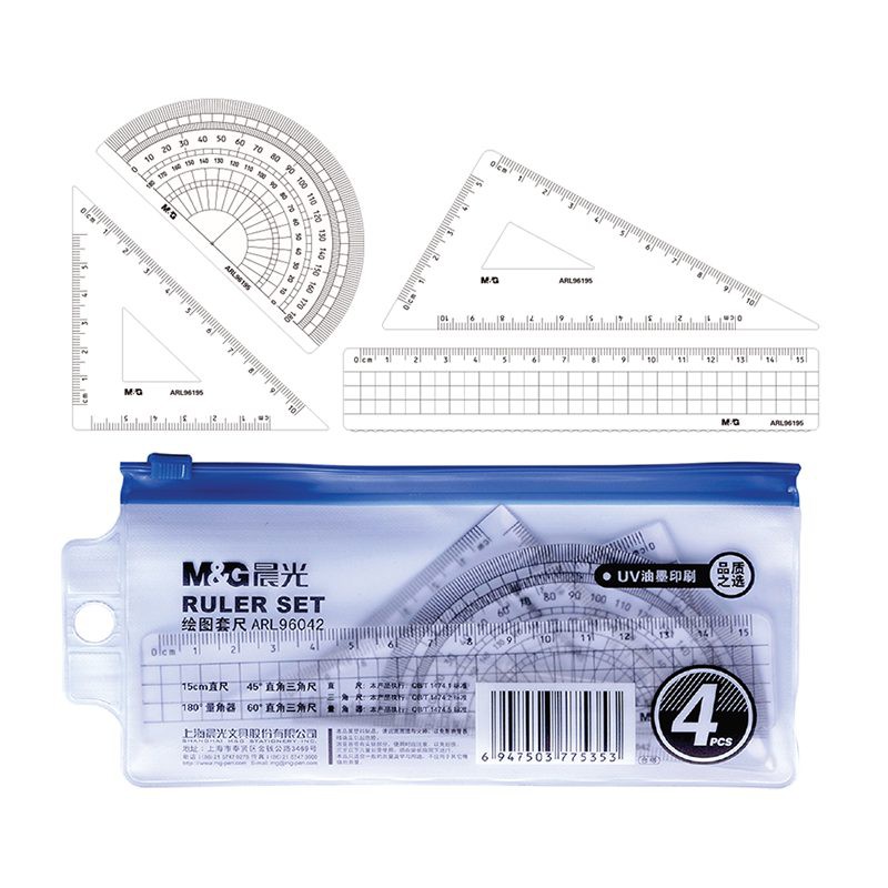 

M&G - Set Penggaris / Ruler set – 4 pcs (ARL96195)