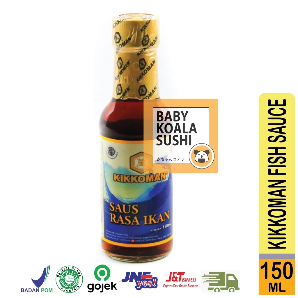 KIKKOMAN Fish Sauce 150 ml Halal | Saos Ikan Halal