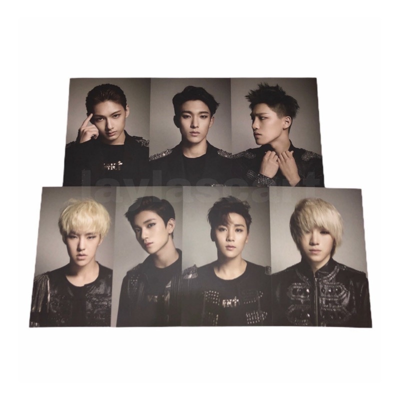 SEVENTEEN 17 CARAT Album Postcard Black Ver.