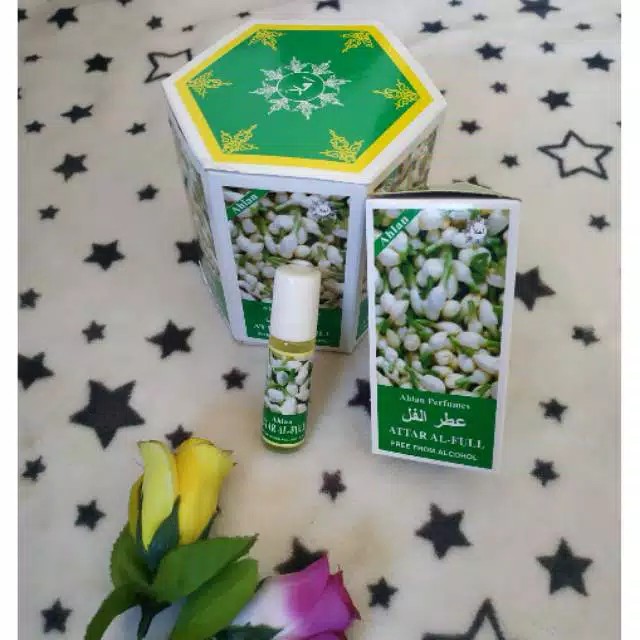 PARFUM ARAB ATTAR Full JASMINE MELATI Roll on 6ml Non Alkohol Original by Ahlan Parfum Makkah