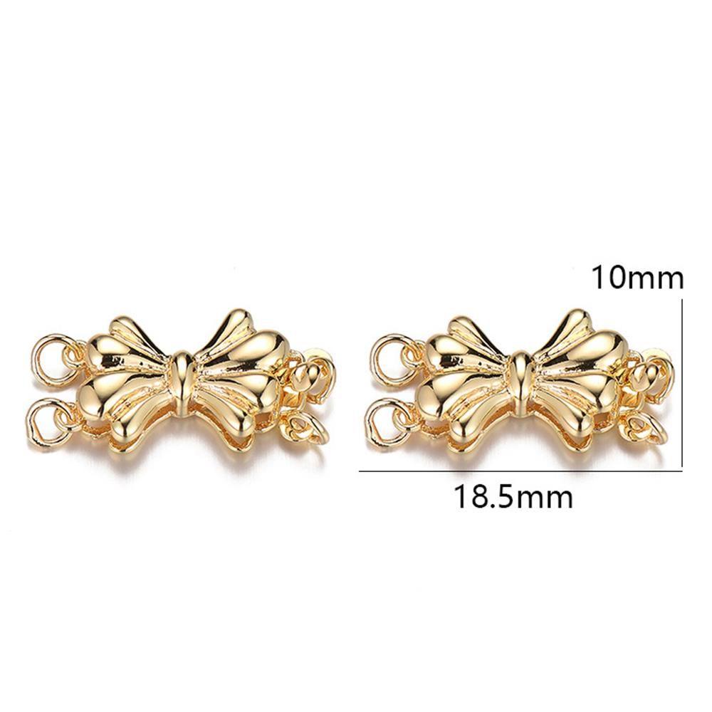 Lily Kalung Layering Clasps Silver Color Connector Hook Desain Baru Temuan Perhiasan DIY Fish Hook Clasp