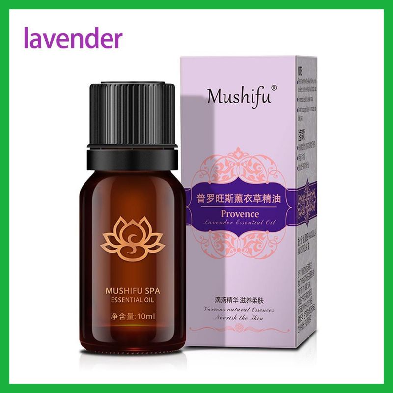 (MAINANKYU) Overview of MUSHIFU SPA Pure Essential Fragrance Oils Minyak Aromatherapy Diffusers Lavender 10ml - MS10