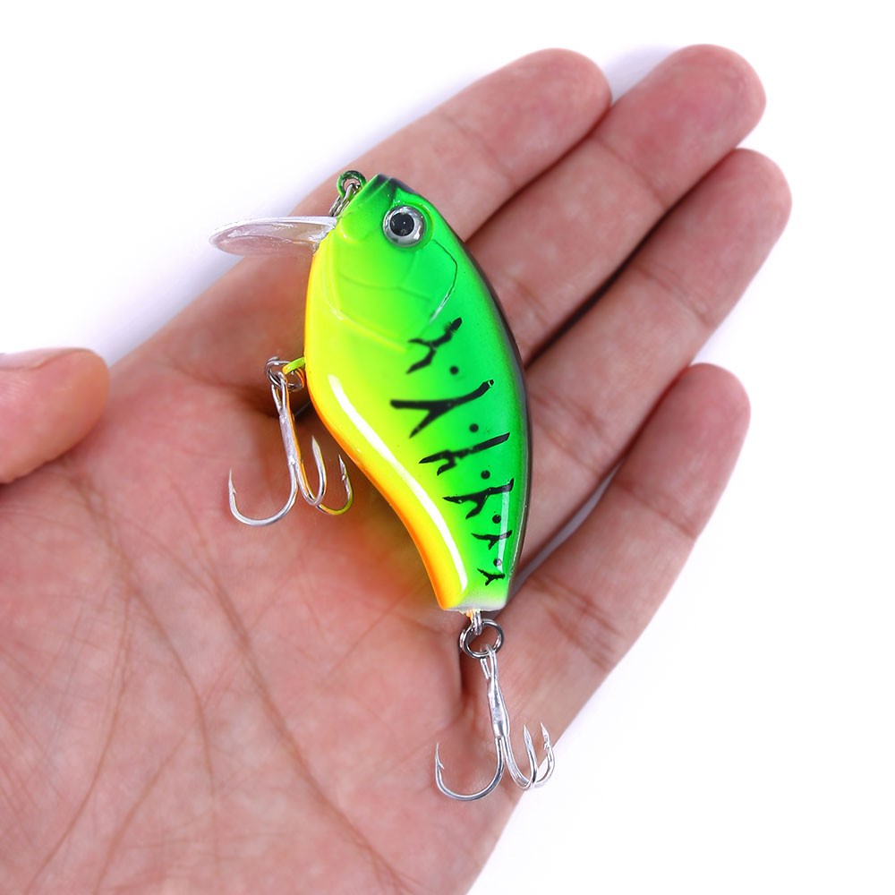 HENGJIA 1Pcs New  6cm/17g Crankbait Umpan Pancing Minnow Fishing Lure Ikan Bass Wobbler Bait Tackle