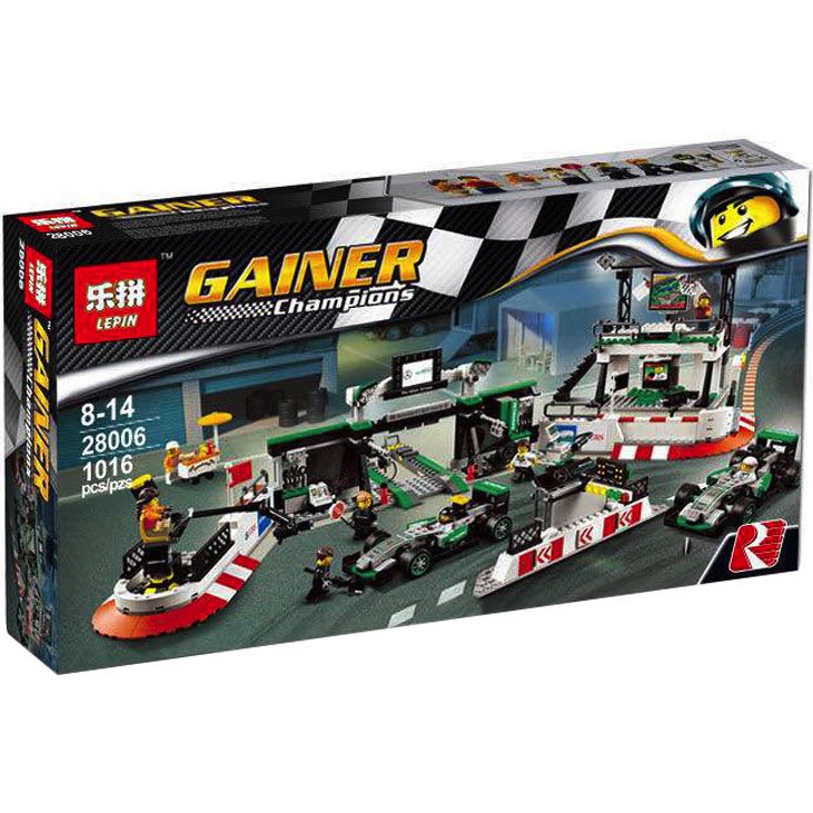 MERCEDES AMG PETRONAS Formula One Team - Lepin 28006 - Lego compatible