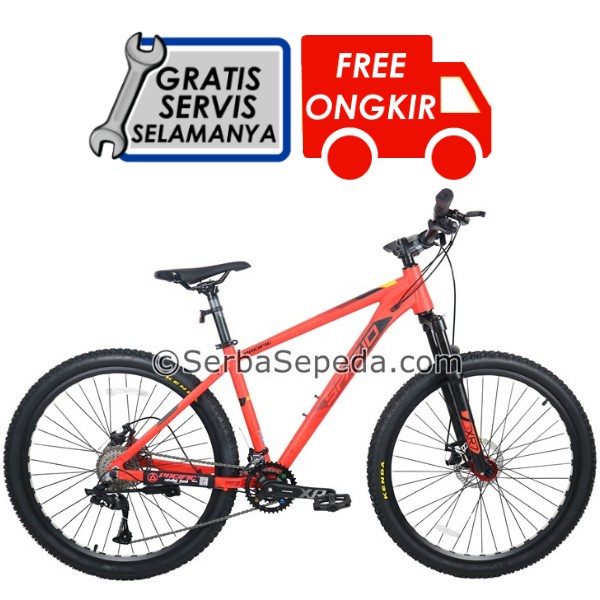 Sepeda MTB |Sepeda Pacific Spazio 2.9 MD 27.5 - MERAH HITAM