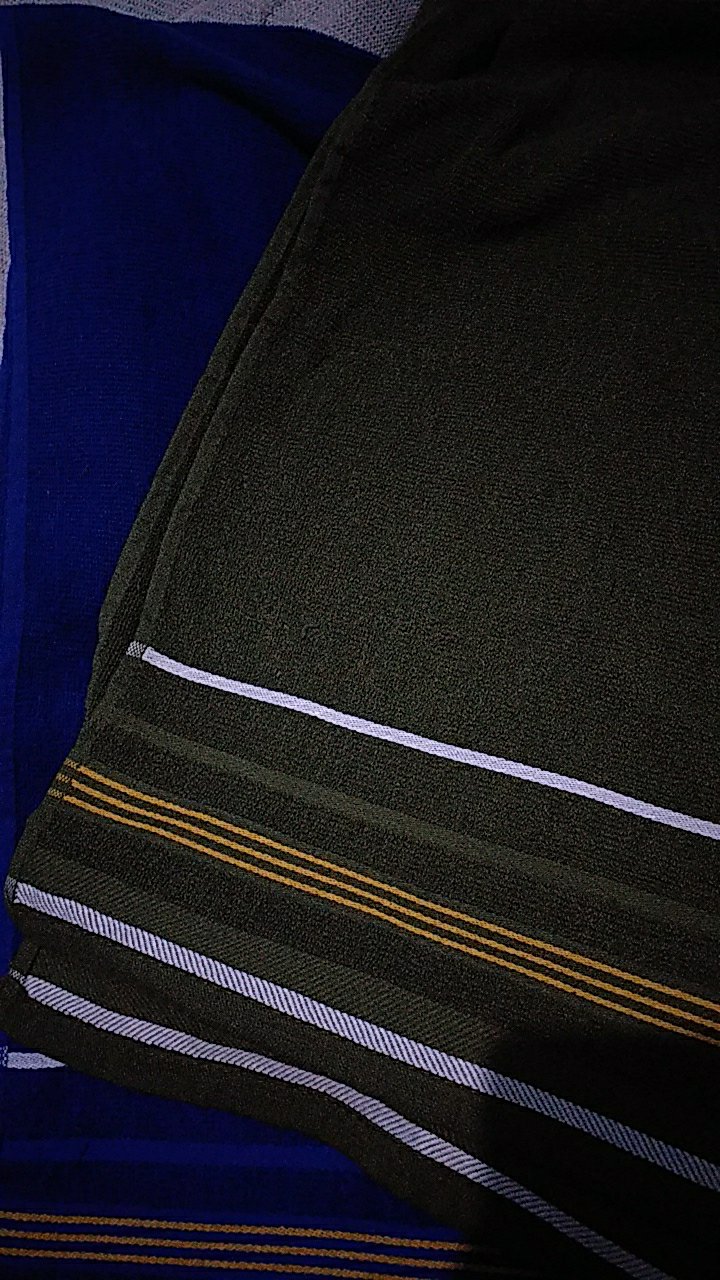 Handuk Mandi Polos List Size 70x140 Cm Cotton