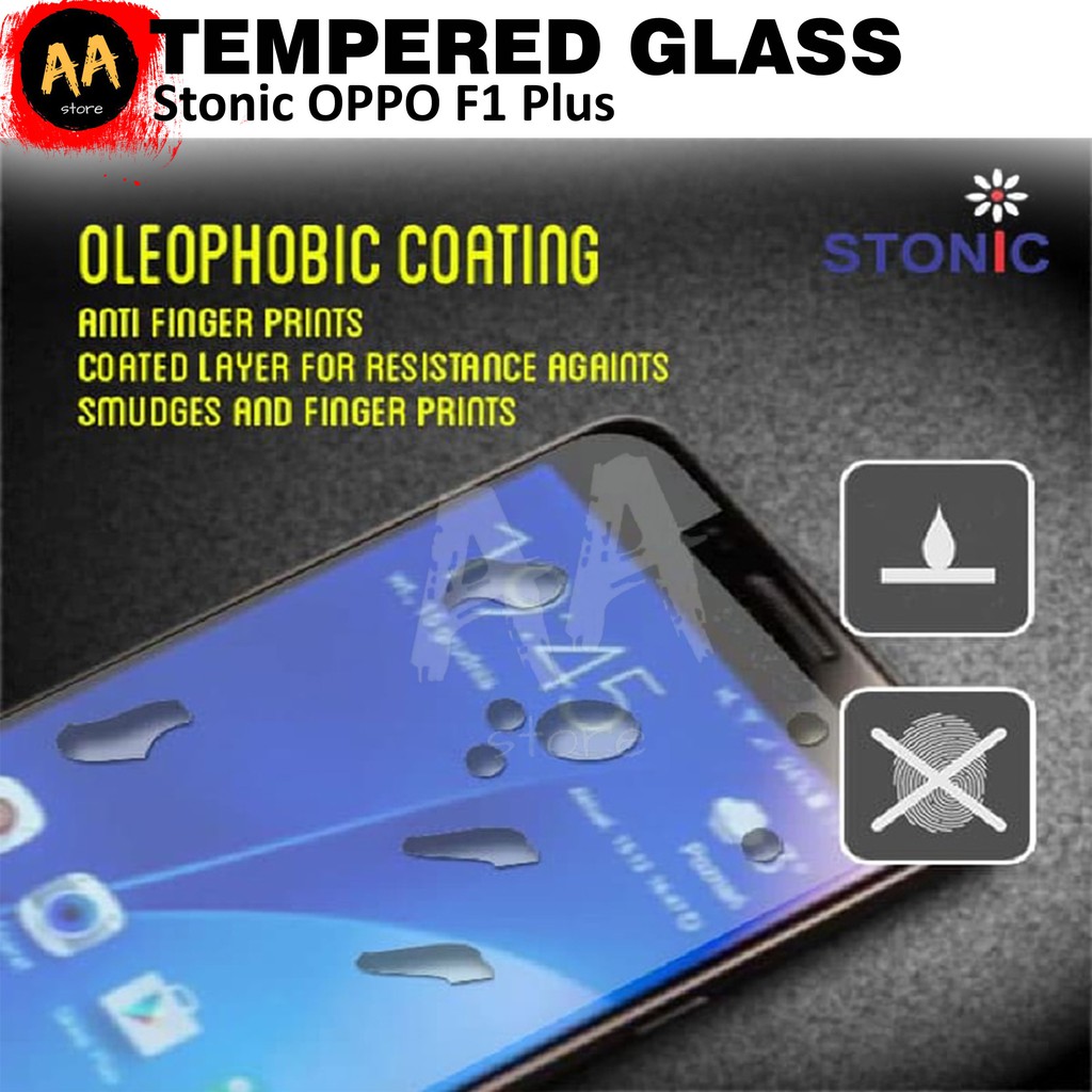 Tempered Glass Protector/Anti Gores Kaca HP/Smartphone Oppo F1 Plus