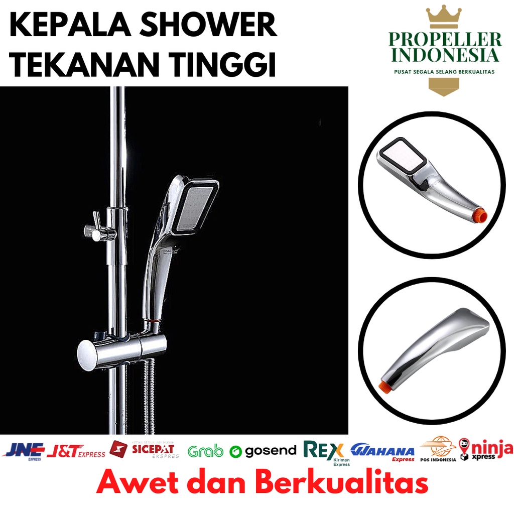 Kepala Shower Aerator Kamar Mandi 300 Lubang Pancuran Tekanan Tinggi