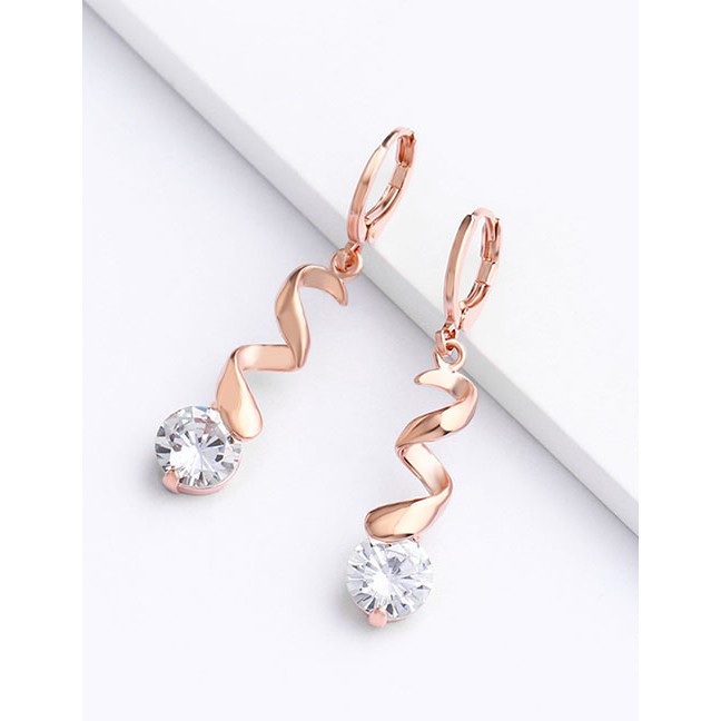 LRC Anting Tusuk Fashion Zircon Earrings F58777