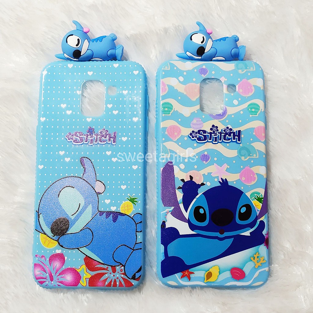 Silicon Case Glossy + Boneka 3D - Samsung Galaxy A6 (2018) dan A6 Plus (2018 )  - sweetacase.id - Motif Kartun - Bisa Bayar Ditempat / COD / Casing Terbaru / Karakter Lucu / Casing Kartun / Kartun / Case murah / diskon / Import