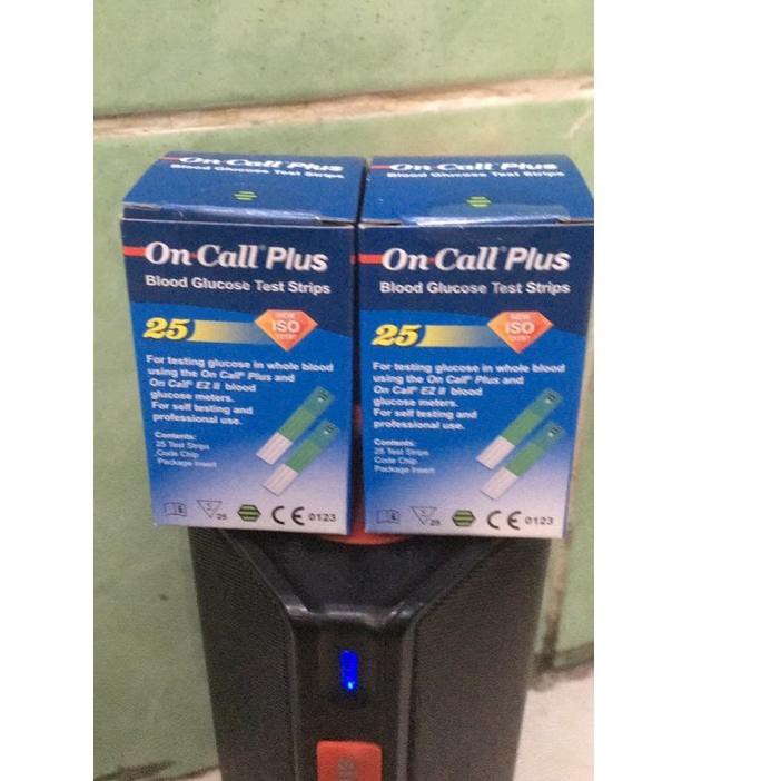 ♔ Refil Stik / Strip Gula Glucose On Call Plus Oncall Plus Kemasan Botol ♣
