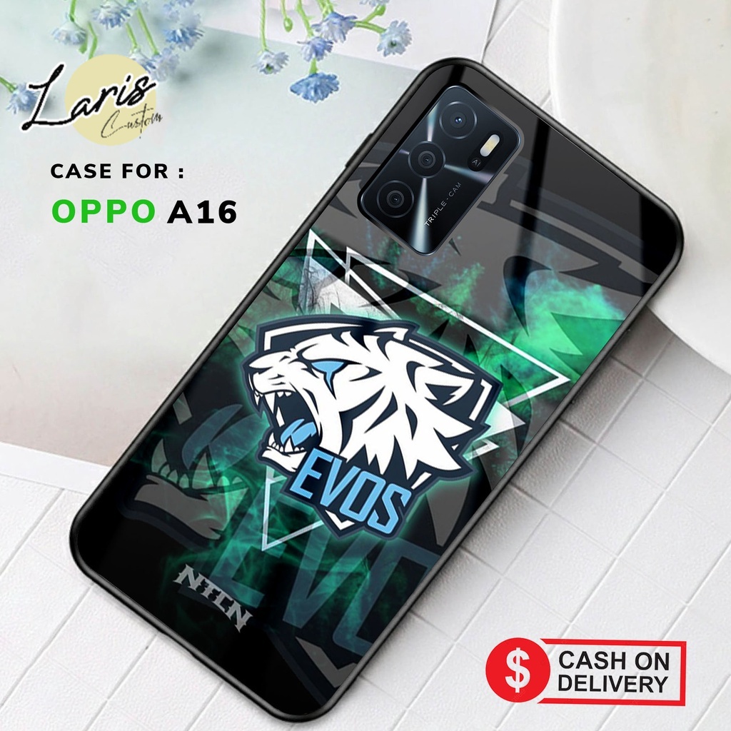 Laris Custom Case Hardcase OPPO A16 Case EVOS GLOSSY 2D Case
