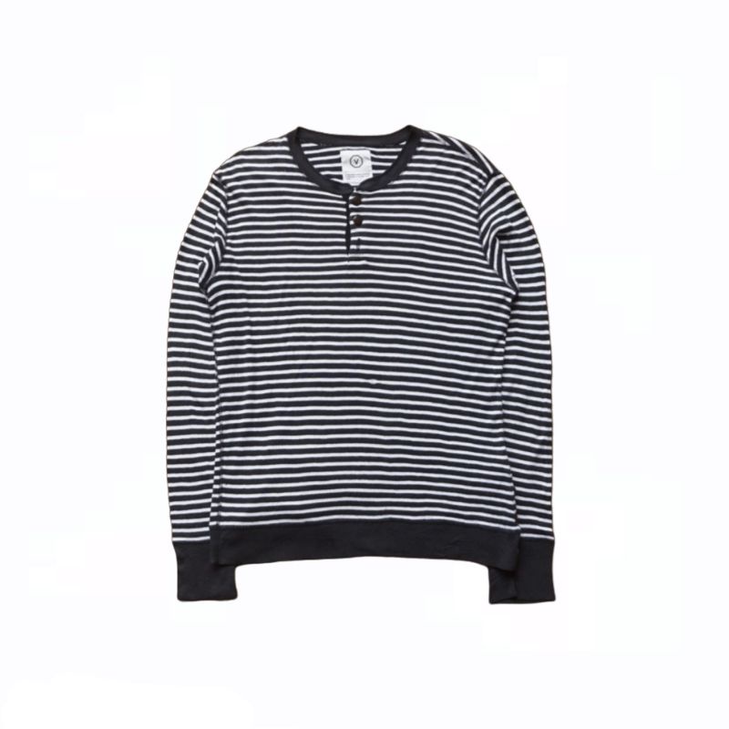 Visvim Stripe Henley Neck / visvim second