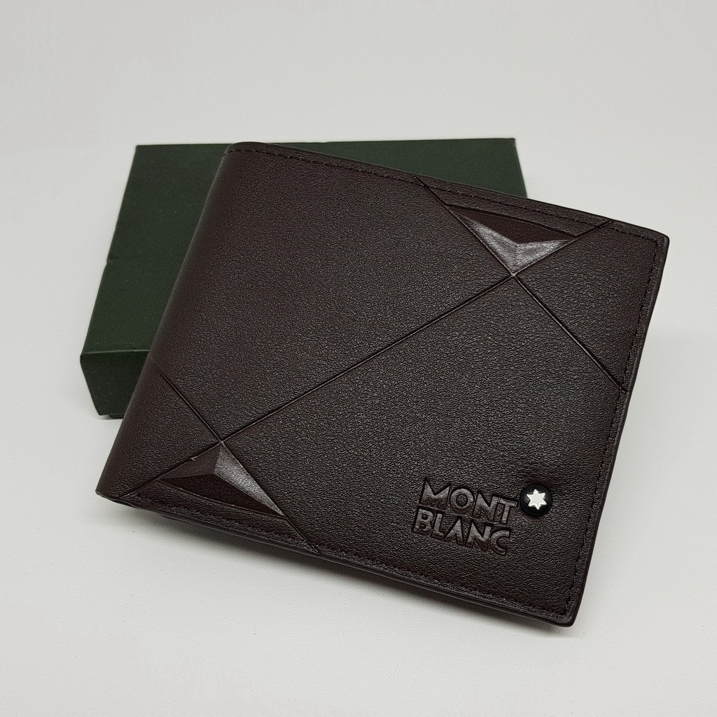 Dompet Pria Cowo Laki Pendek MB - Model C - Model Tidur-Cokelat