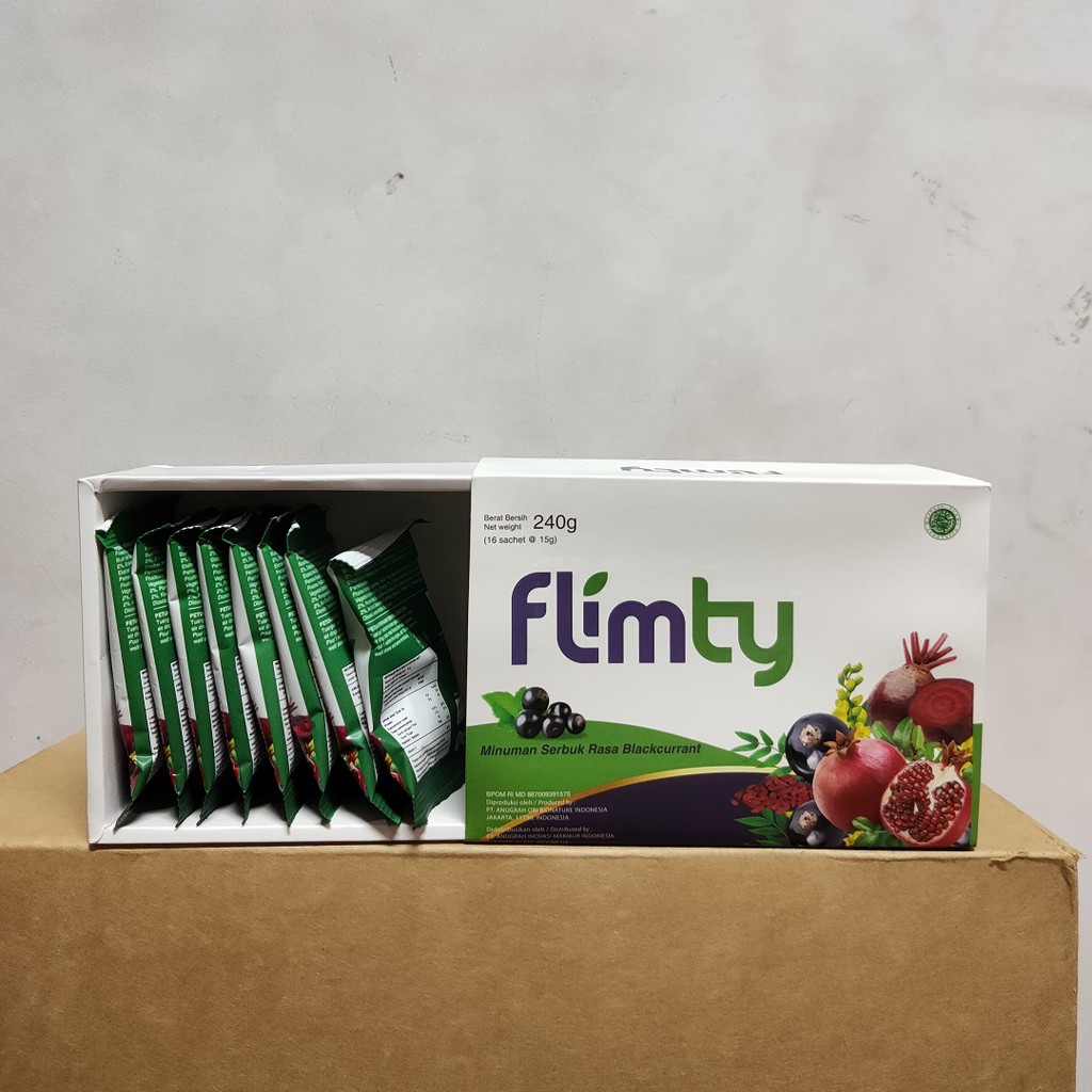 FLIMTY FIBER ISI 4 BPOM MINUMAN PELANGSING FLIMTY SLIMTY HALAL MUI DIET