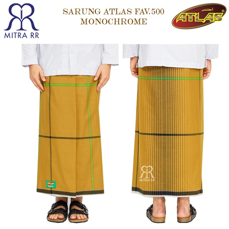 Sarung Atlas Favorit 500 Monochrome Sarung Dewasa Sarung Tenun