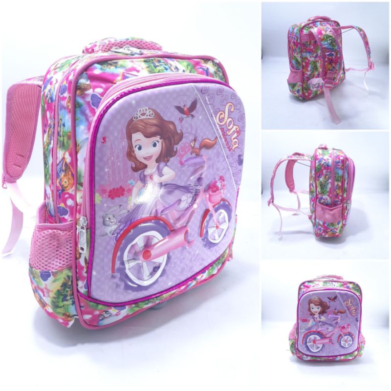 Tas Ransel Anak Tk SD Wanita Timbul Charakhter Splash