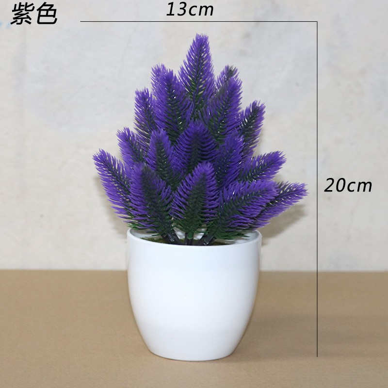 DODORY PT44 Pot Tanaman Hias Bunga Hias Plastik Ornamen Pot Bongsai Artificial Flower Decoration