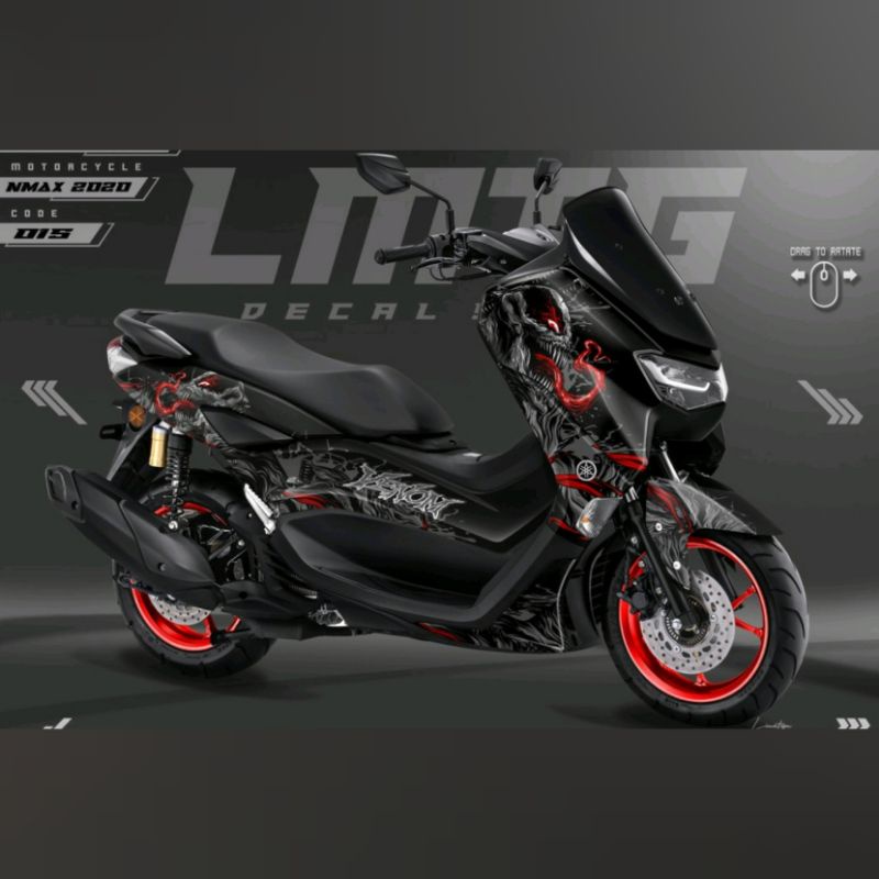 Stiker Decal New Nmax fullbody 2020 venom