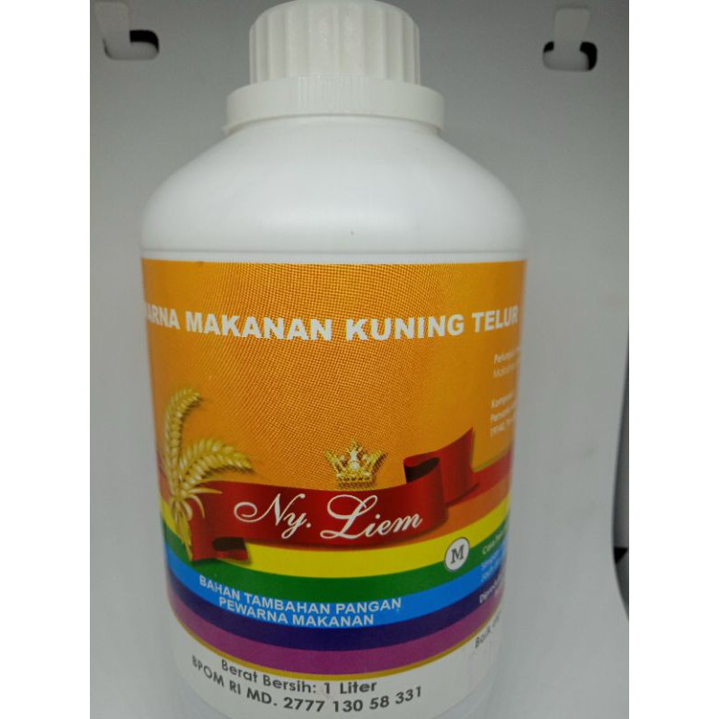 

Pewarna Kuning Telur Ny.Liem - 1ltr