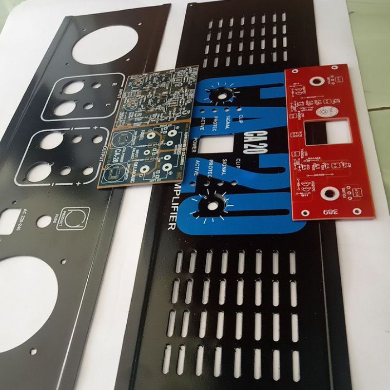 panel CA - 20 plus pcb panel depan & belakang