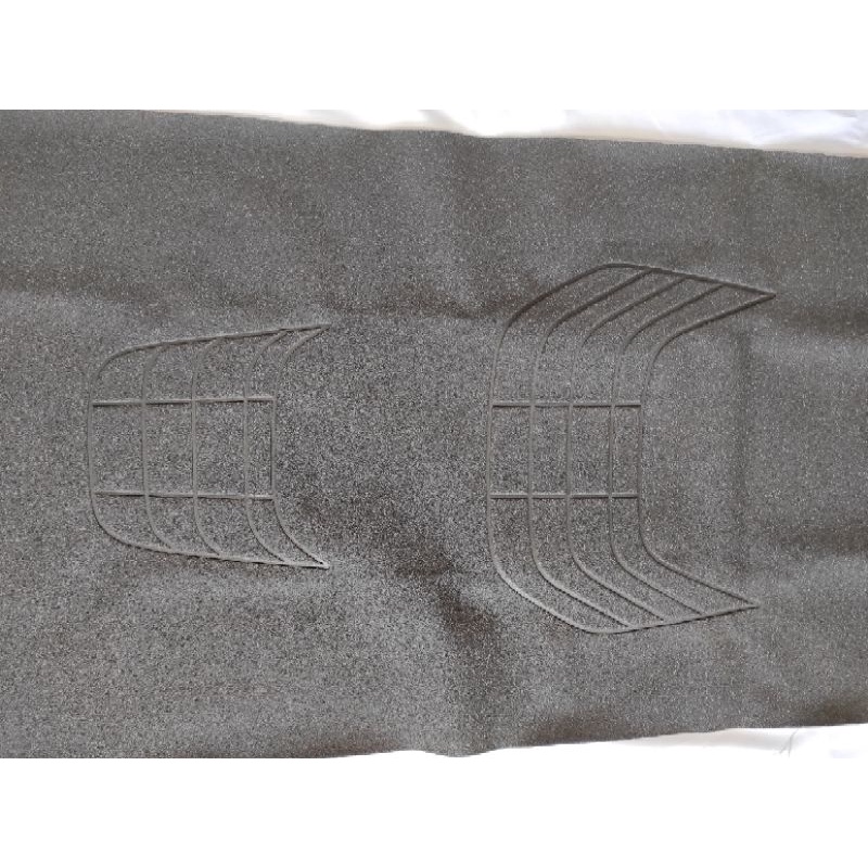 kulit sarung cover jok motor pasir amplas kasar motif pres timbul RX-KING