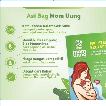 MOM UUNG STERELIZED BREASTE MILK BAG/KANTONG ASI