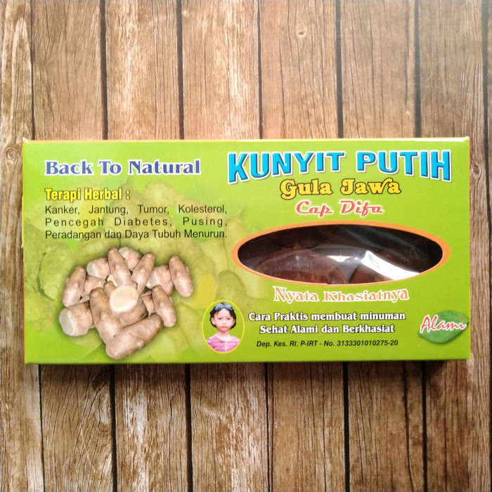 

Gula Merah Jawa Plus Kunyit Putih Alami (Dari Nira Kelapa / Tebu)