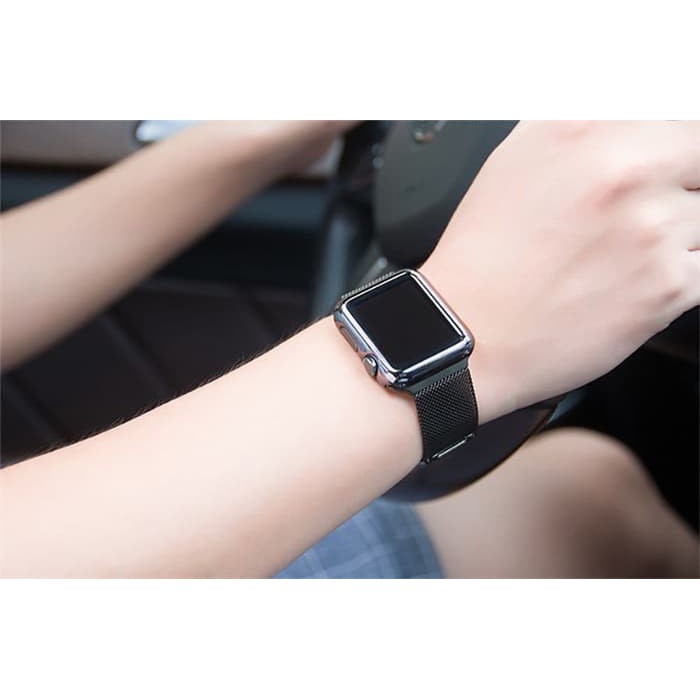 Tali Jam App Watch Milanese Loop Strap  42mm - Black