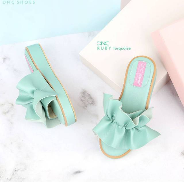 Wedges Sandal DNC Ruby inturquoise mint