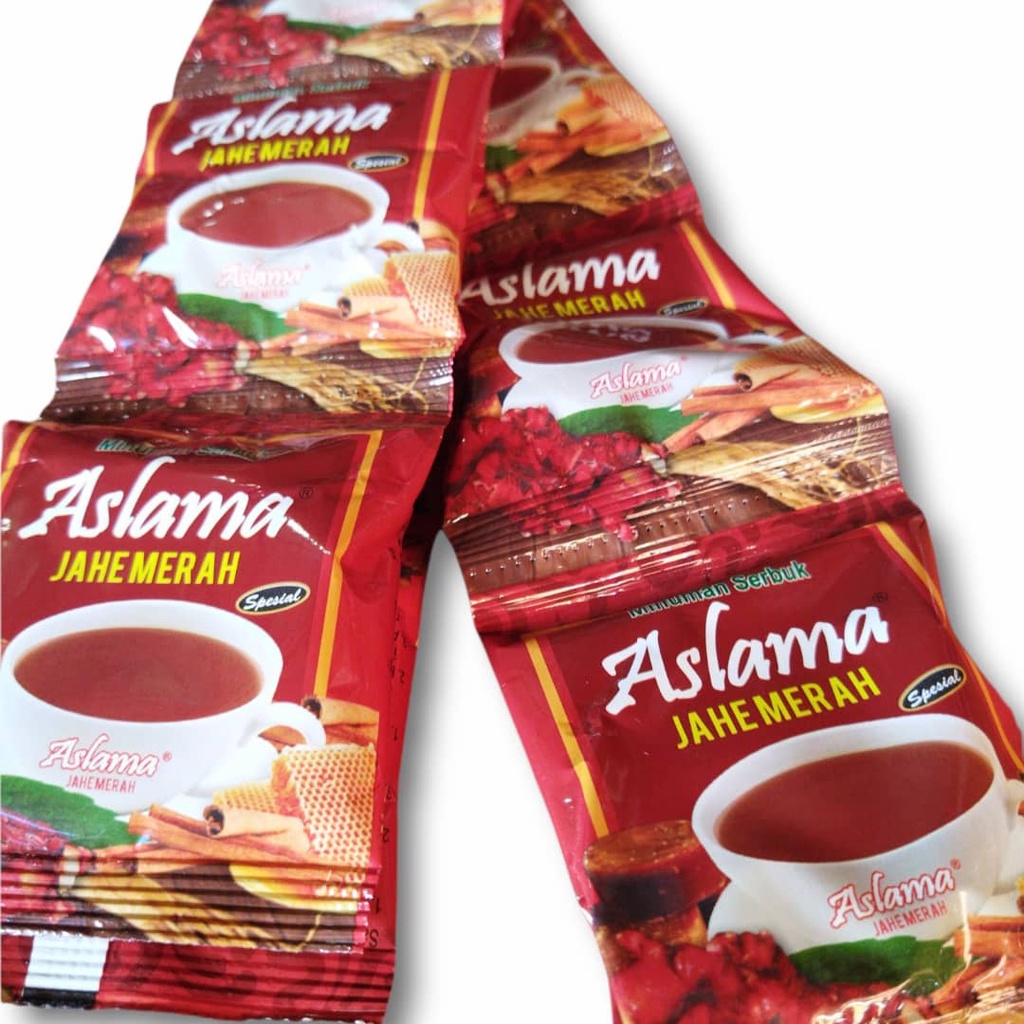 jahe merah ASLAMA renceng isi 12sachet