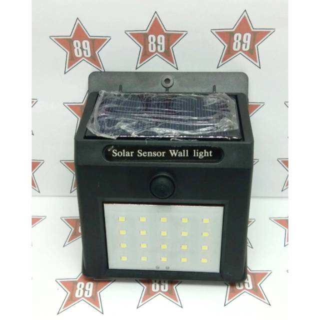 Lampu dinding solar LED Motion sensor