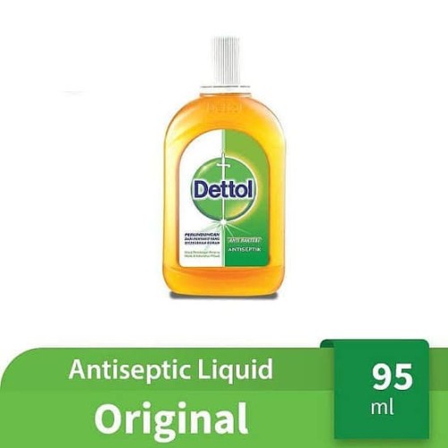 Antiseptik Dettol cair Anti Bakteri 95 ml COD ORIGINAL-BPOM