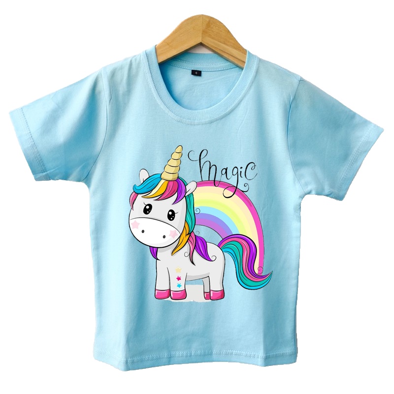 Kaos Anak Perempuan UNICORN PELANGI 4.0