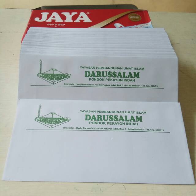 

Cetak Amplop 23 x 11 cm 1 pack